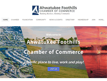 Tablet Screenshot of ahwatukeechamber.com